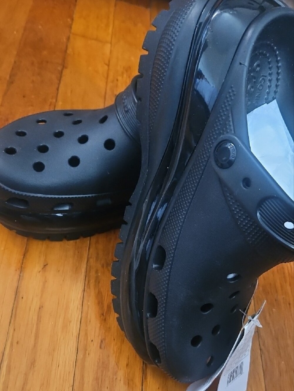 CROCS Classic Mega Clog in Black - Picture 5 of 6
